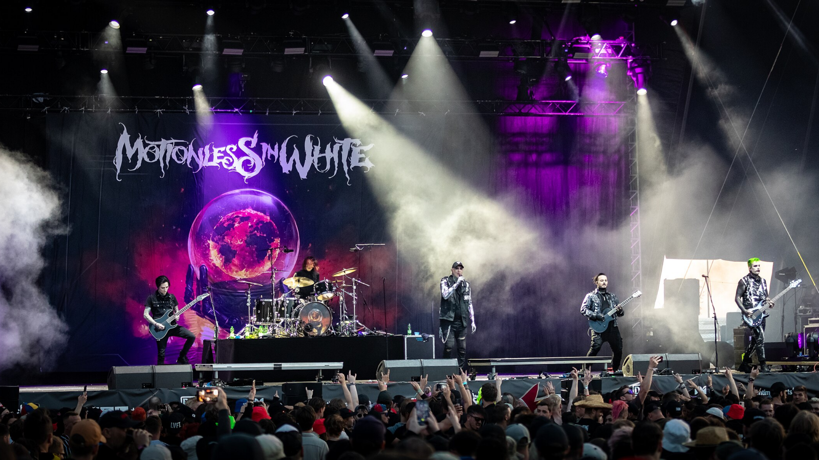 Motionless In White playing live